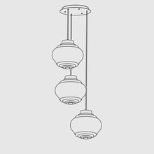 Load image into Gallery viewer, Multi-Light Round Canopy.