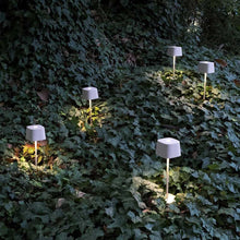 Load image into Gallery viewer, Ofelia LED Table Lamp in Outside Area.