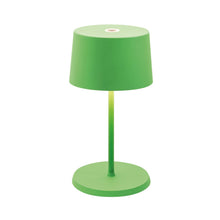 Load image into Gallery viewer, Olivia Mini LED Table Lamp in Green.