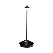 Load image into Gallery viewer, Pina Pro LED Table Lamp in Black.