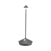 Load image into Gallery viewer, Pina Pro LED Table Lamp in Dark Grey.