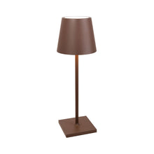 Load image into Gallery viewer, Poldina L LED Desk Lamp in Rust.