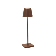 Load image into Gallery viewer, Poldina Pro LED Table Lamp in Rust (Small).