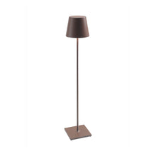 Load image into Gallery viewer, Poldina Pro XXL LED Floor Lamp in Rust.