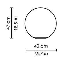 Load image into Gallery viewer, Sferis Table Lamp - line drawing.
