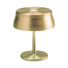Load image into Gallery viewer, Sister Light Mini LED Table Lamp in Anodized Gold.