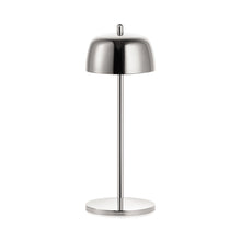 Load image into Gallery viewer, Theta Pro LED Table Lamp in Polished Chrome.