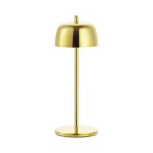 Load image into Gallery viewer, Theta Pro LED Table Lamp in Polished Gold.