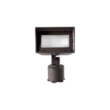Load image into Gallery viewer, 12V Adjustable Beam Wall Wash LED Landscape Light in Bronze on Aluminum.