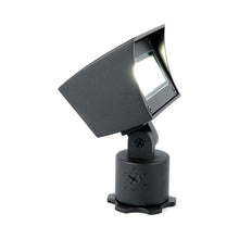 Load image into Gallery viewer, 12V Landscape Wall Wash LED Accent Light in Black on Aluminum.