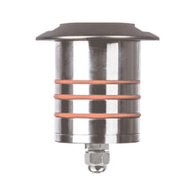Load image into Gallery viewer, 2 Inch Bi-Directional LED Inground Light in Bronzed Stainless Steel.