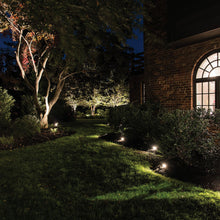 Load image into Gallery viewer, 2 Inch Ground Hood LED Inground Light in outside area.