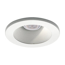 Load image into Gallery viewer, 4 Inch Low Voltage Die-Cast Adjustable Step Baffle LED Recessed Trim.