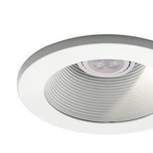 Load image into Gallery viewer, 4 Inch Low Voltage Die-Cast Adjustable Step Baffle LED Recessed Trim in Detail.