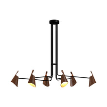 Load image into Gallery viewer, Balance Chandelier in Imbuia (6-Light).