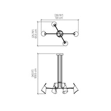 Load image into Gallery viewer, Balance Floor Lamp - line drawing.