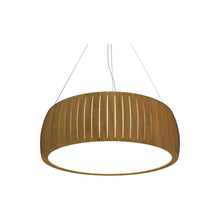 Load image into Gallery viewer, Barril LED Drum Pendant Light in Louro Freijó (27.56-Inch).