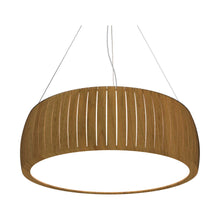 Load image into Gallery viewer, Barril LED Drum Pendant Light in Louro Freijó (35.43-Inch).