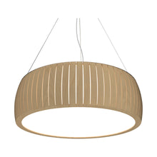Load image into Gallery viewer, Barril LED Drum Pendant Light in Maple (35.43-Inch).