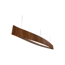Load image into Gallery viewer, Canoe LED Pendant Light in Imbuia (Small).