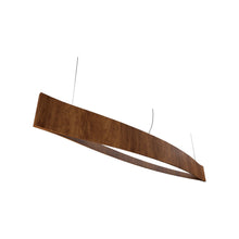 Load image into Gallery viewer, Canoe LED Pendant Light in Imbuia (Medium).