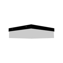Load image into Gallery viewer, Clean Slim LED Flush Mount Ceiling Light in Matte Black (Medium).
