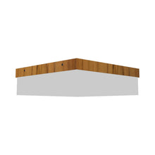 Load image into Gallery viewer, Clean Slim LED Flush Mount Ceiling Light in Teak (Large).