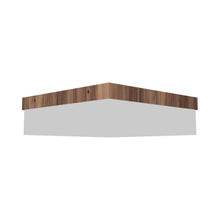 Load image into Gallery viewer, Clean Slim LED Flush Mount Ceiling Light in American Walnut (Large).