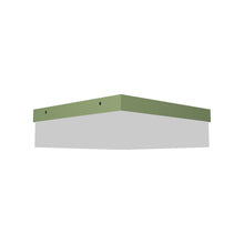 Load image into Gallery viewer, Clean Slim LED Flush Mount Ceiling Light in Olive Green (Medium).
