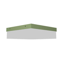 Load image into Gallery viewer, Clean Slim LED Flush Mount Ceiling Light in Olive Green (Large).