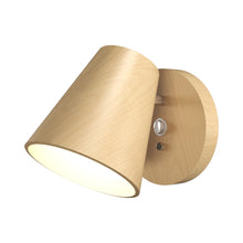 Load image into Gallery viewer, Conic Wall Light in Maple.