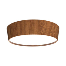 Load image into Gallery viewer, Conical LED Flared Flush Mount Ceiling Light in Imbuia (29.53-Inch).