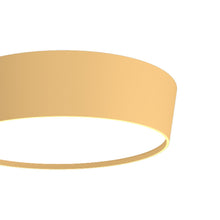 Load image into Gallery viewer, Conical LED Flared Flush Mount Ceiling Light in living room.
