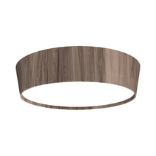Load image into Gallery viewer, Conical LED Flush Mount Ceiling Light in American Walnut (Large).