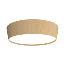 Load image into Gallery viewer, Conical LED Flush Mount Ceiling Light in Maple (Large).