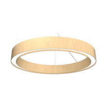 Load image into Gallery viewer, Cylindrical LED Pendant Light in Maple.