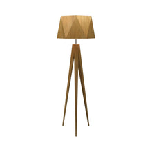 Load image into Gallery viewer, Faceted Floor Lamp in Louro Freijo.
