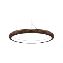 Load image into Gallery viewer, Facet LED Pendant Light in American Walnut (Medium).