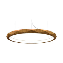 Load image into Gallery viewer, Facet LED Pendant Light in Teak (Large).