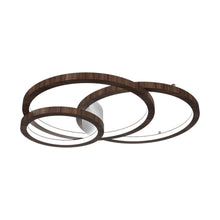 Load image into Gallery viewer, Frame LED Ceiling / Wall Light in American Walnut (Large).