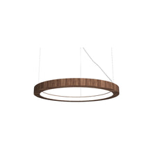 Load image into Gallery viewer, Frame LED Pendant Light in American Walnut (23.62-Inch).