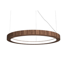 Load image into Gallery viewer, Frame LED Pendant Light in American Walnut (35.43-Inch).