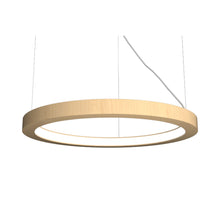 Load image into Gallery viewer, Frame LED Pendant Light in Maple (35.43-Inch).