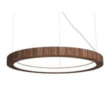 Load image into Gallery viewer, Frame LED Pendant Light in American Walnut (39.37-Inch).