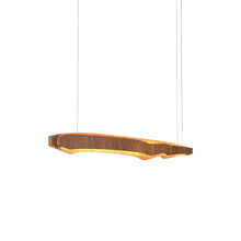 Load image into Gallery viewer, Horizon LED Linear Pendant Light in Imbuia (39.37-Inch).