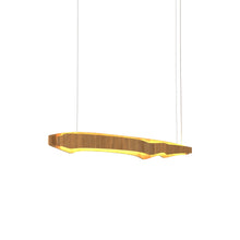 Load image into Gallery viewer, Horizon LED Linear Pendant Light in Louro Freijó (39.37-Inch).