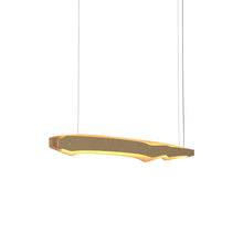 Load image into Gallery viewer, Horizon LED Linear Pendant Light in Maple (39.37-Inch).