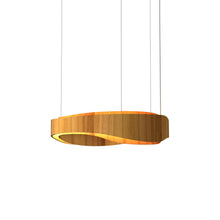 Load image into Gallery viewer, Horizon LED Pendant Light in Teak (23.62-Inch).