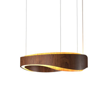 Load image into Gallery viewer, Horizon LED Pendant Light in Imbuia (31.5-Inch).
