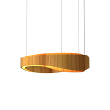 Load image into Gallery viewer, Horizon LED Pendant Light in Teak (31.5-Inch).